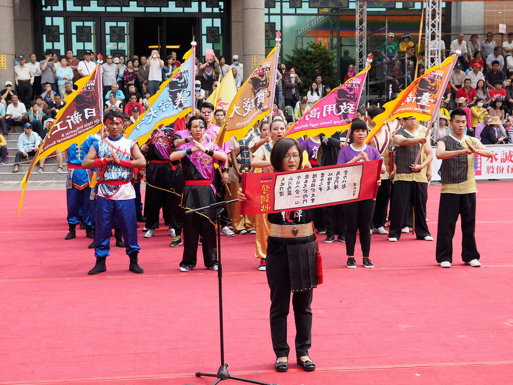 Battle array competition ended amid much fanfare2