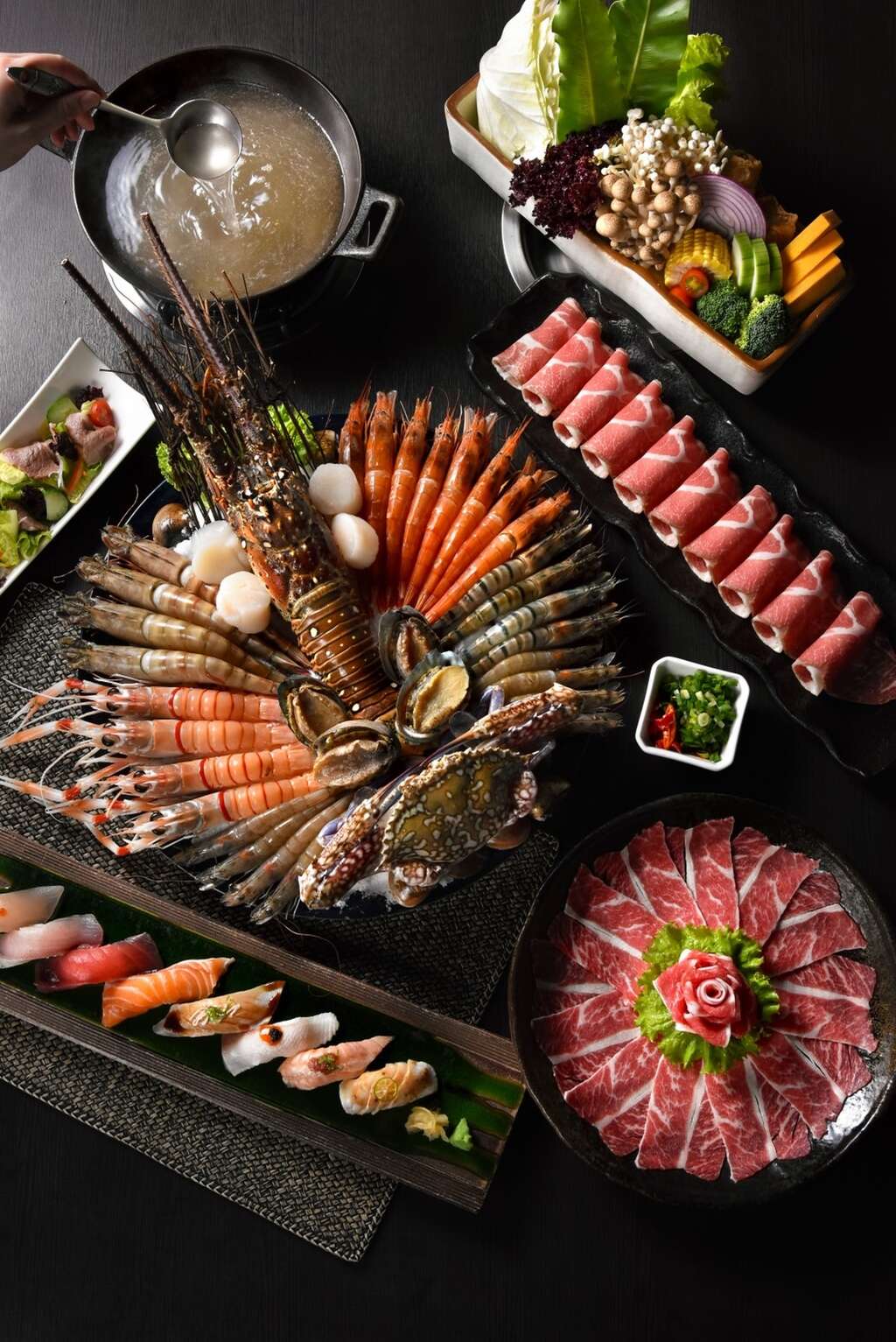 天水玥秘境鍋物殿蝦拼蟹將多人套餐