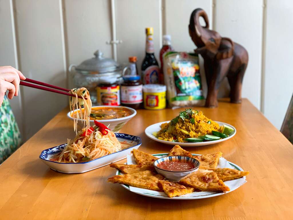 達琳泰式餐廳-美濃小鎮上的道地泰式料理，調味料都是泰國進口的正宗口味
