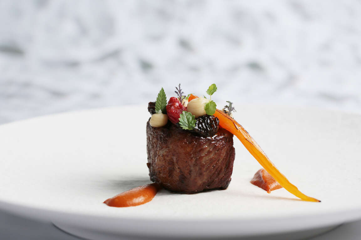 THOMAS CHIEN RESTAURANT-台灣胭脂鴨胸、山楂、Q梅醬汁(THOMAS CHIEN RESTAURANT提供)