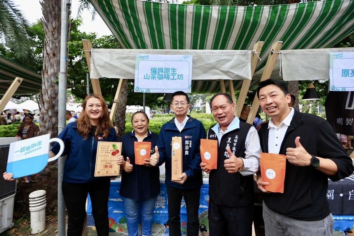 6.高雄業者展示在地生產的咖啡酒
