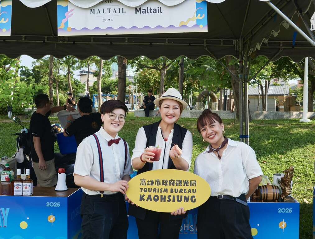 圖4.入選「2025亞洲百大酒吧」高雄在地的Maltail共同參與。#酒後不開車，開車不喝酒。