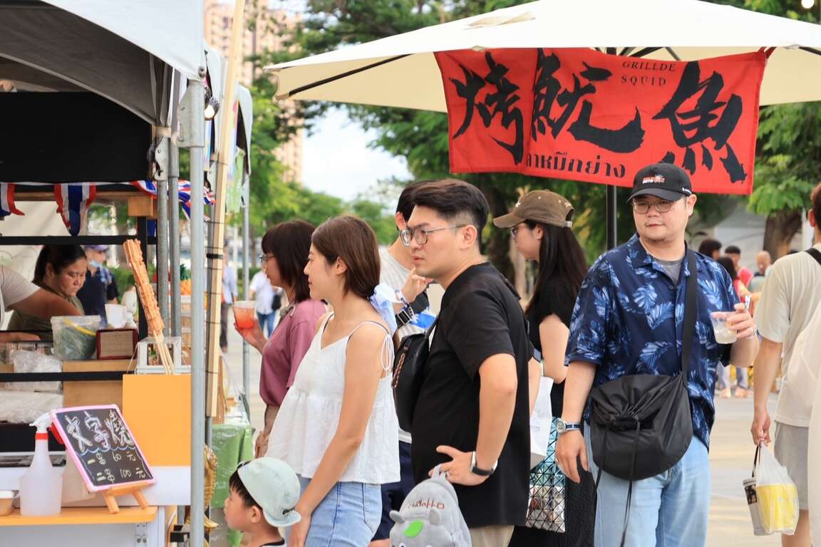 圖9.現場也有多家美食業者共襄盛舉。#酒後不開車，開車不喝酒。
