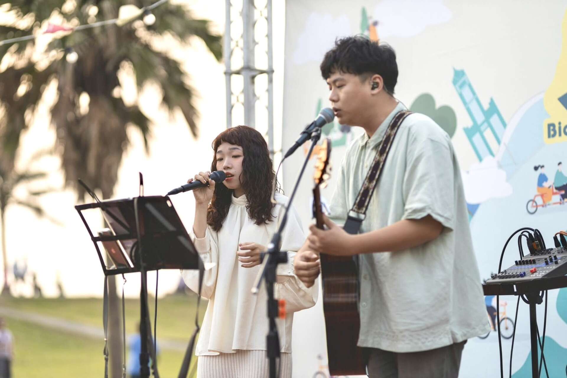 圖10、現場音樂演出讓民眾渡過愉快的午後時光。