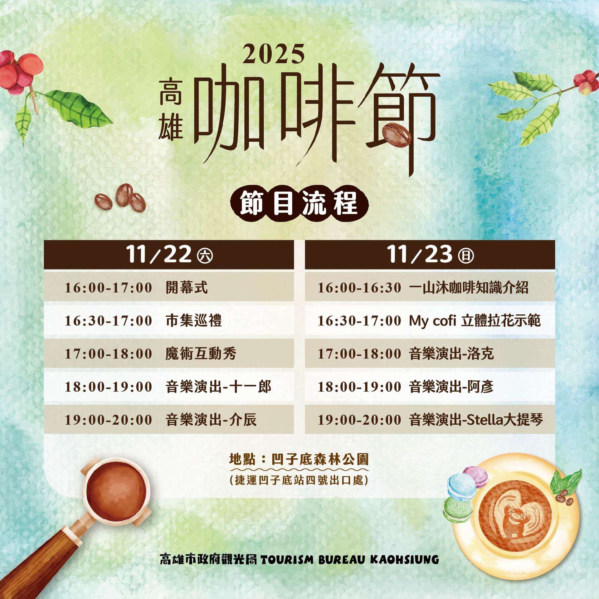 圖4：「2025高雄咖啡節」安排精彩舞台表演活動。
