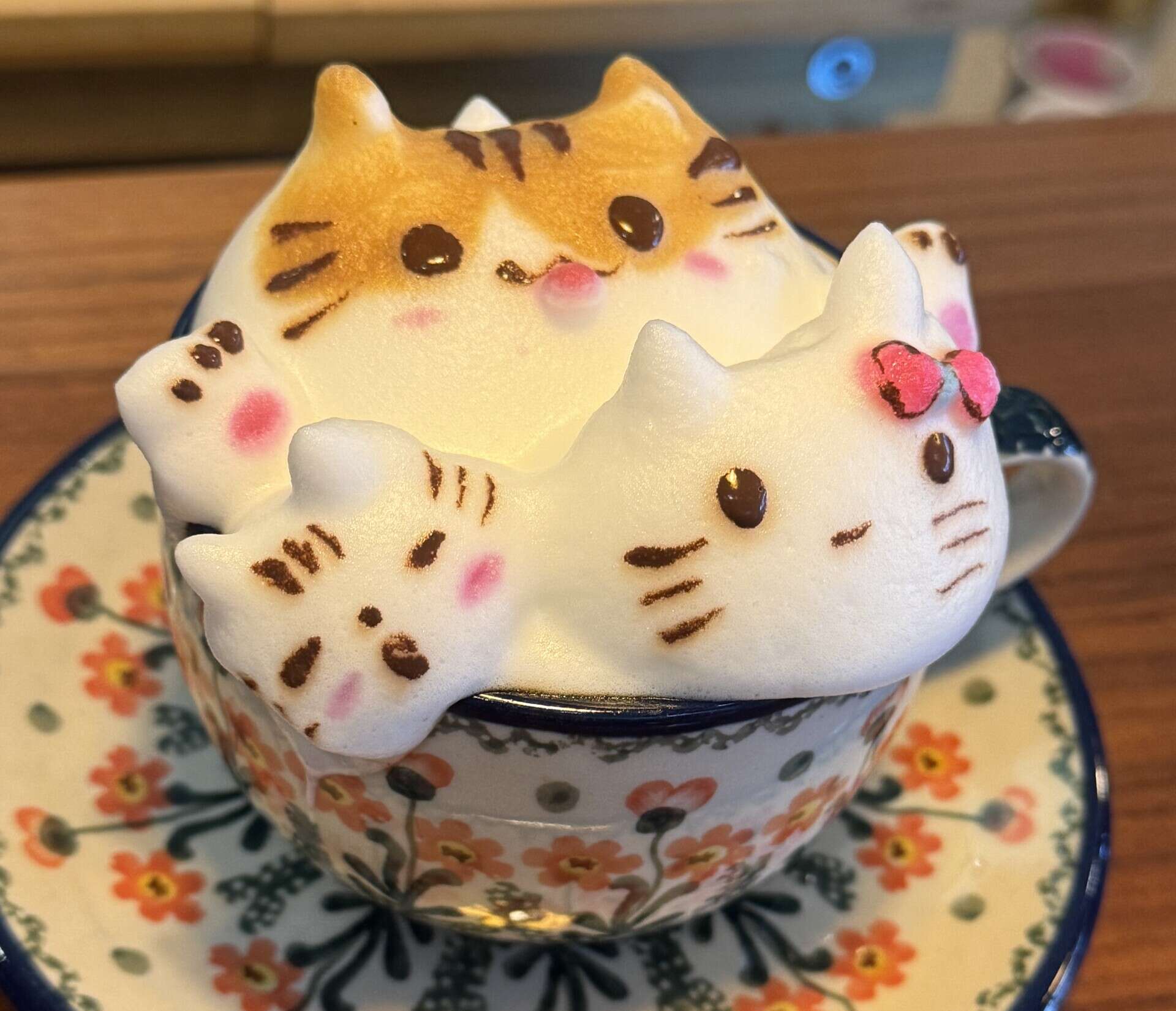 圖6：食農教室安排「My cofi」3D立體咖啡拉花展演，歡迎民眾前來一睹風采。