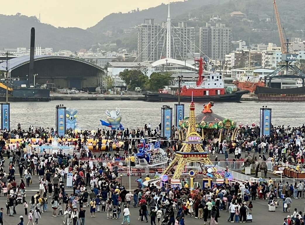 圖10、最受親子喜愛的碼頭樂園，免費設施讓小朋友玩到飽