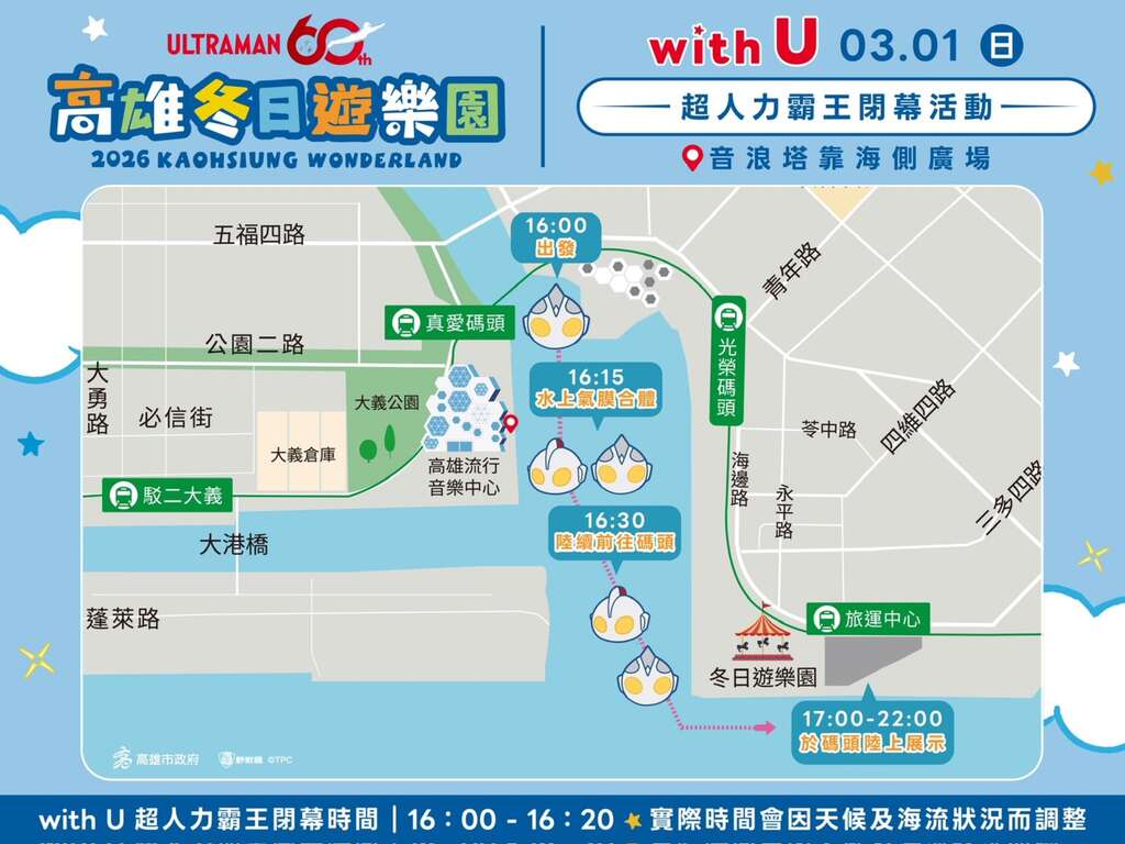 圖1、超人力霸王「With U」閉幕活動圖卡