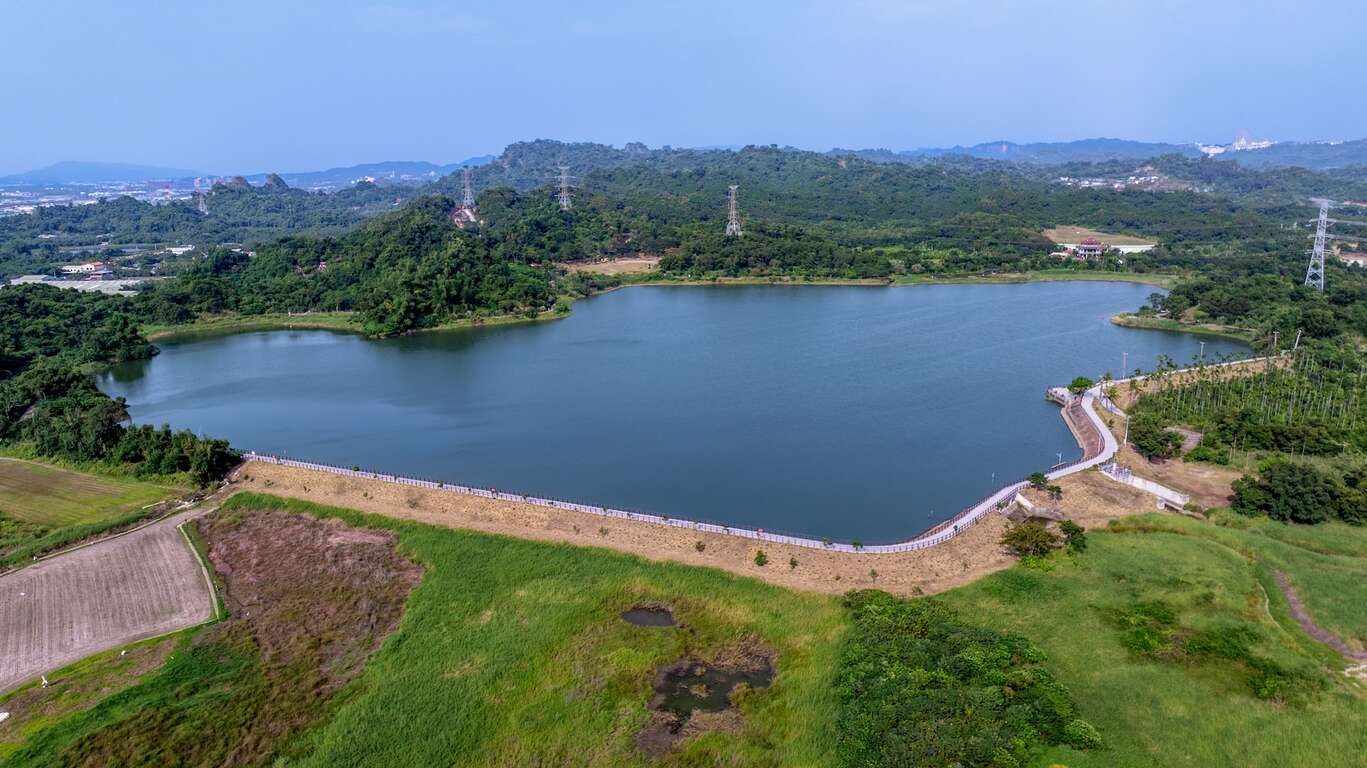 觀音湖環湖步道俯瞰