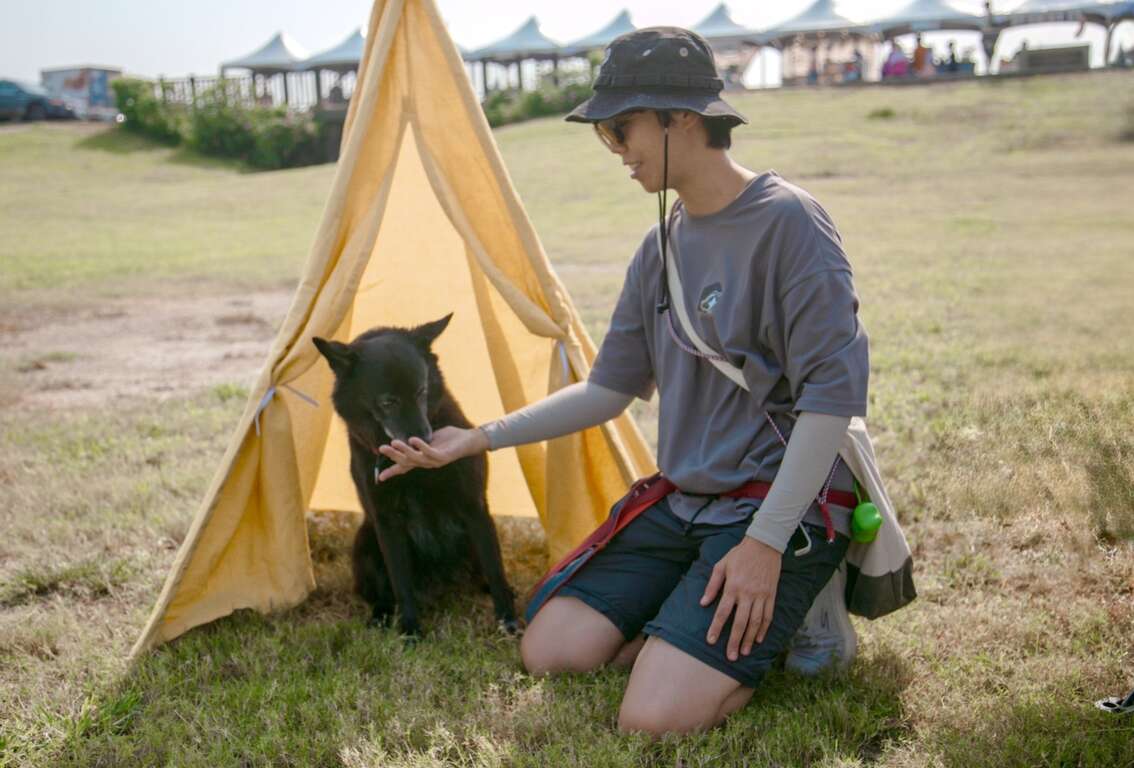 圖4、現場有毛小孩漫食活動，歡迎飼主帶著家中毛孩報名參賽