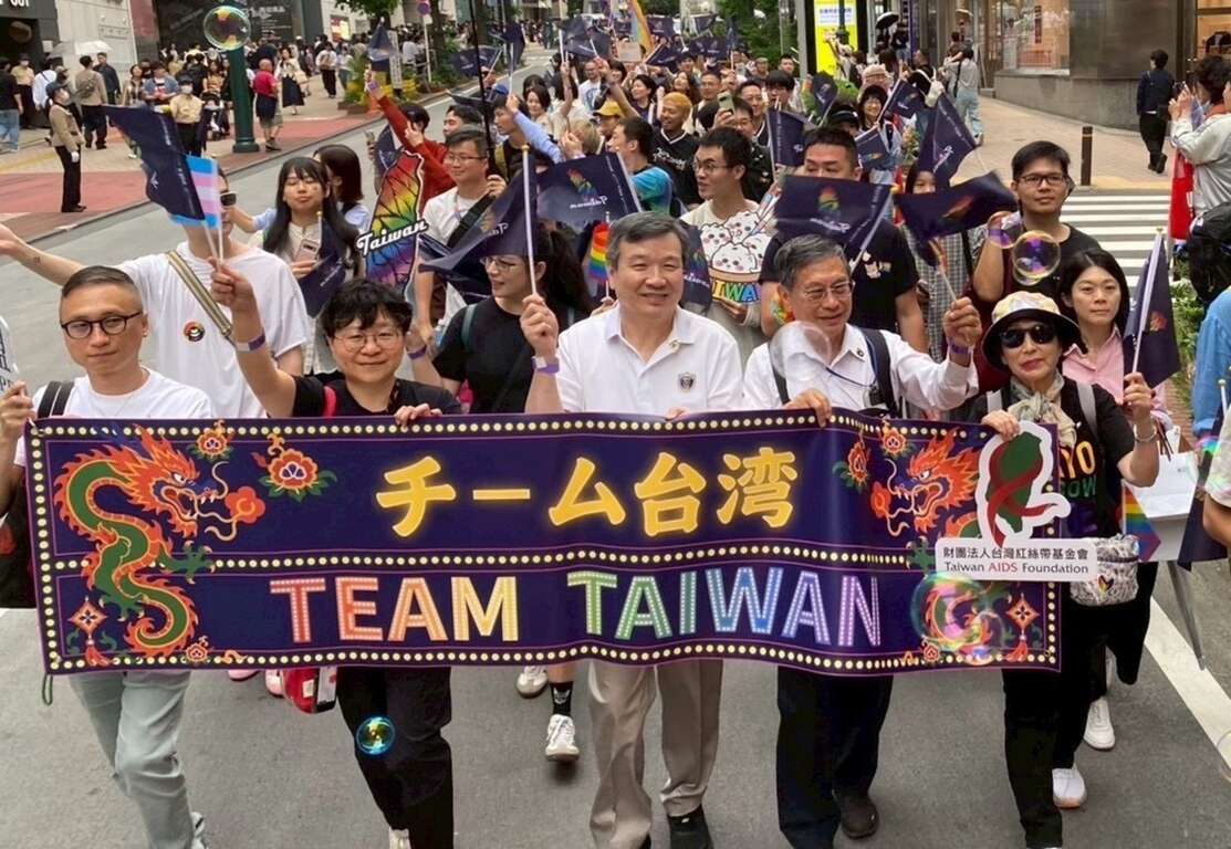圖21 臺灣代表團參與東京同志驕傲遊行(Tokyo Pride)