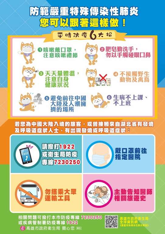 新冠肺炎肺炎疫情防疫措施