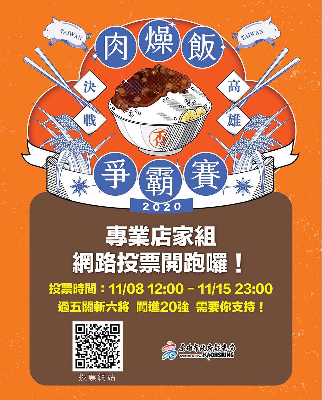 肉燥饭投票