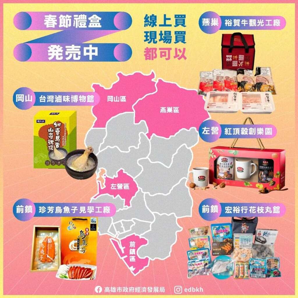 精选高雄观光工厂礼盒 现正发售中!