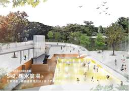 高雄市长陈其迈到寿山动物园，预告将於近期启动动物园升级计画，亲水广场将成孩子们的乐园。