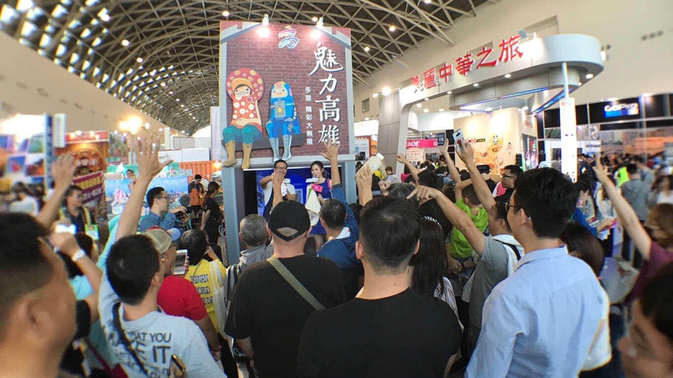 往年旅展现场民众踊跃。