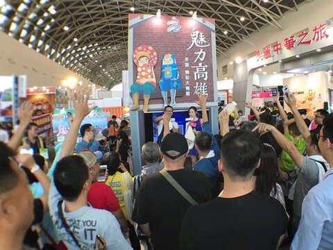 往年旅展现场民众踊跃。