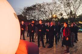 行政院长苏贞昌密访2022台湾灯会