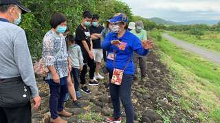 旗山导览旗山卵石堤防