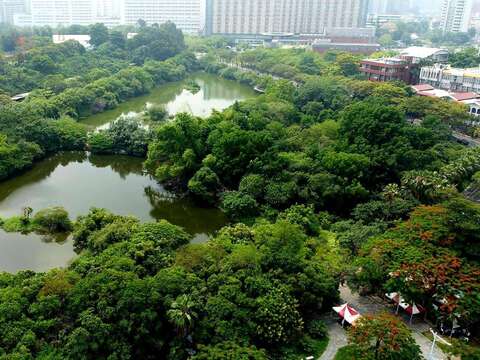 鳥松溼地是台灣首座以人工濕地為主題的教育公園，堪稱都市「綠色珍珠」