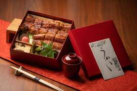 圖三、晶英國際行館Ukai-tei Kaohsiung炭烤鰻魚飯外帶餐盒
