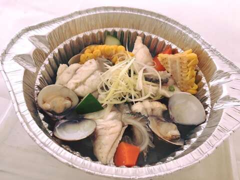 美味的石斑鱼料理。