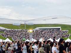 高雄城市野营活动人潮众多