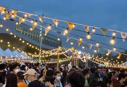 高雄城市野营活动人潮汹涌