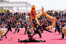 图9.欢迎大家3月4日来南海紫竹寺为创艺阵头大赛决赛队伍加油。