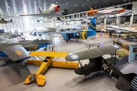 图5、乘风而骑冈山场骑乘路线-航空教育展示馆