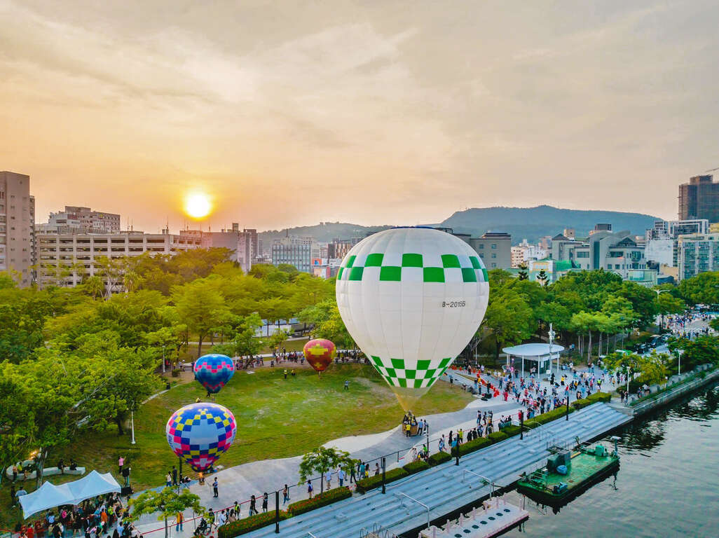 图1.去年爱河热气球活动照