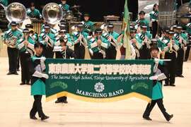 图4.国庆表演高雄抢先看！「翡翠骑士」东京农业大学第二高等学校吹奏乐部将於10月8日在高雄港7号码头演出