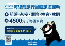 图12.海线潮旅行团体旅游补助计画图卡
