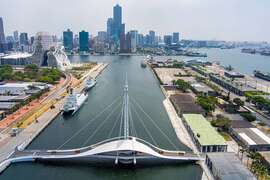圖說十一：新加坡旅客喜愛的大港橋。