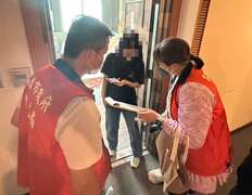 图10市府观光局至八五大楼办理日租屋联合稽查