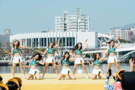 图9.Wing stars啦啦队表演