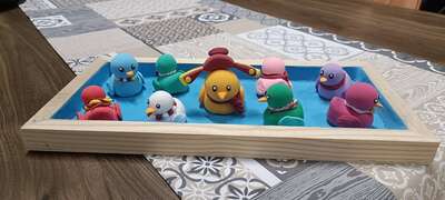 图4: 最受小朋友喜爱的鸭鸭木框画DIY