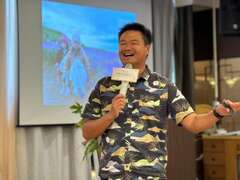 图5台湾潜水民宿主人 陈琦恩执行长分享如何打造独特的旅宿体验