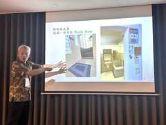 图7.马孝棋教长分享穆斯林认证专业知识及友善环境建置经验