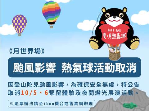 热气球活动取消