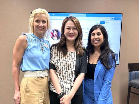 2.观光局长高闵琳与佛罗里达州民主党众议员Anna Eskamani及Ms. Jennifer Adams