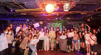 图18观光局与旅宿业者参加彩虹巴士游程
