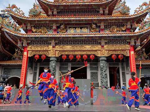 图1.2025全国创意宋江阵头大赛将在内门顺贤宫热闹登场。