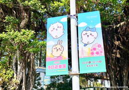 4、「吉伊卡哇」路灯旗