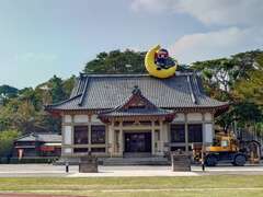 图5.旗山灯会武德殿上香蕉弯忍者(图片来源：旗山区公所)