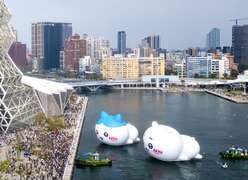 图4、吉伊卡哇漫游至音浪塔找小八猫相见欢