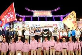 图8. 首次邀请为妈祖遶境开路的大甲镇澜宫哨角队共襄盛举。