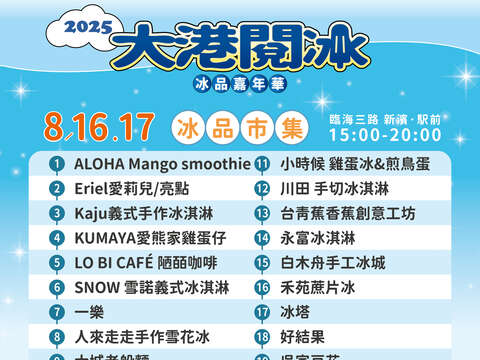 2025大港閱冰｜冰品嘉年華