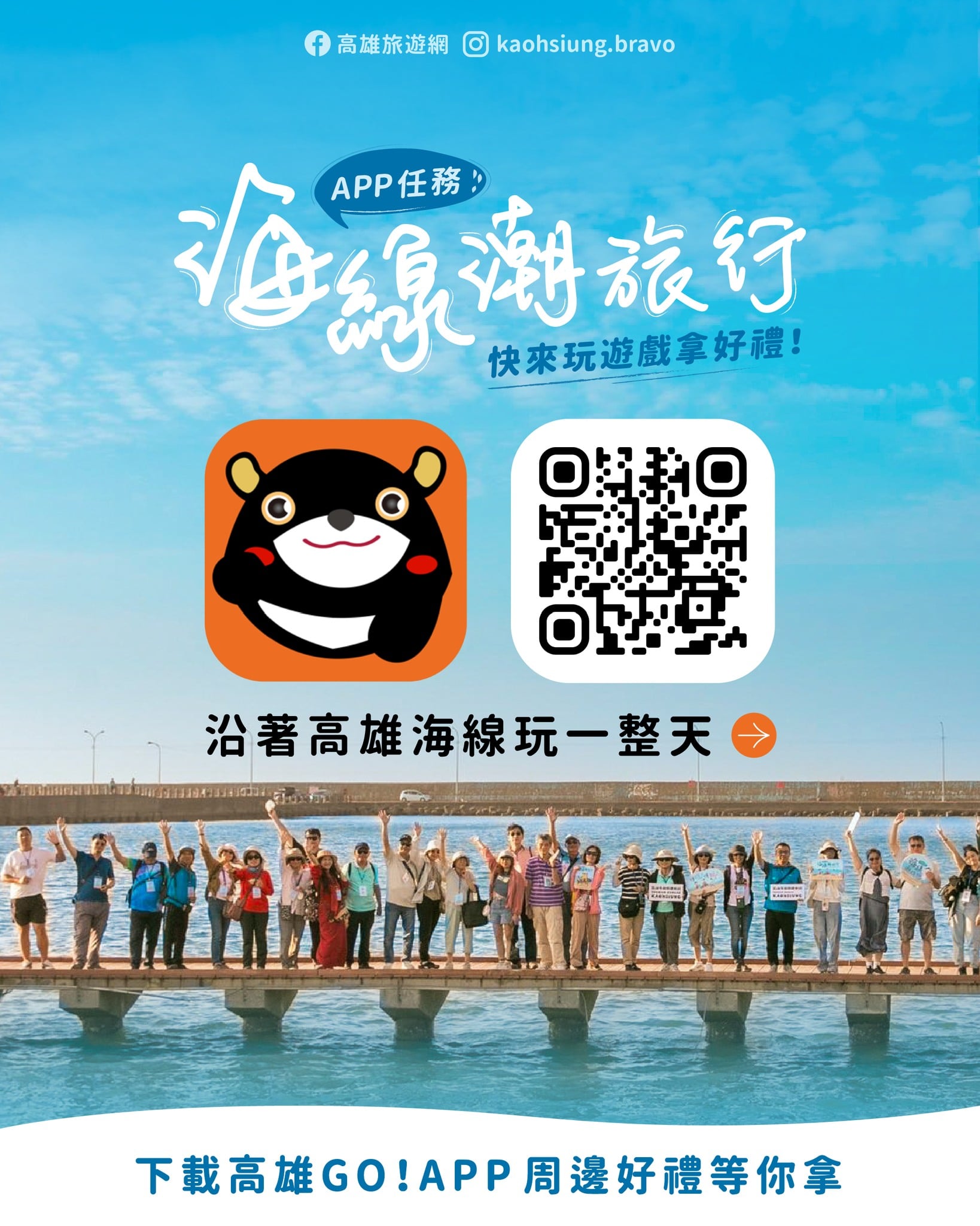 高雄GO！海線潮旅行APP集章抽獎
