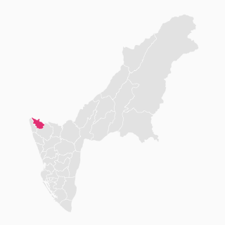 Hunei Dist.-Location map